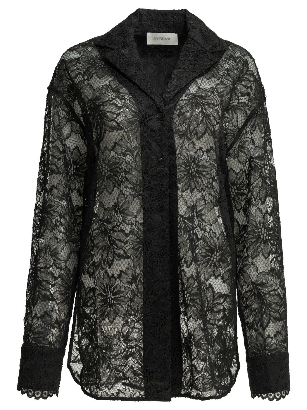 マックスマーラスポーツマックス MAX MARA SPORTMAX シャツ レディース ブラック Shirts Casual lace shirt 2612911012600SPXCACHI002 Black 関税 送料無料 2026SS vi|BRANDSHOP「il Tesoro」