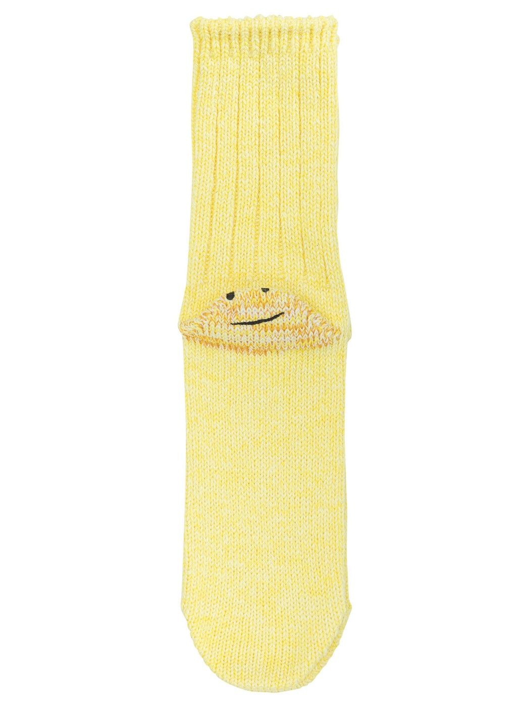 かしら文字 KAPITAL ソックス 靴下 メンズ 黄色 Socks \