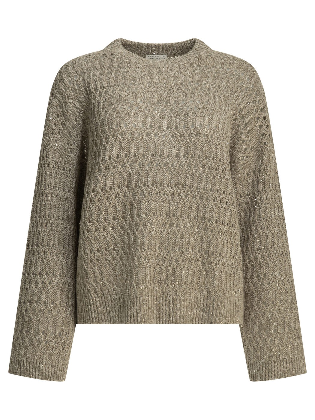 ブルネロクチネリ BRUNELLO CUCINELLI スウェーター 編み物お召しもの レディース ベージュ Knitwear Crewneck sweater with sequins MCO564700C9089 Beige 関税 貨物輸送無料 2026SS vi