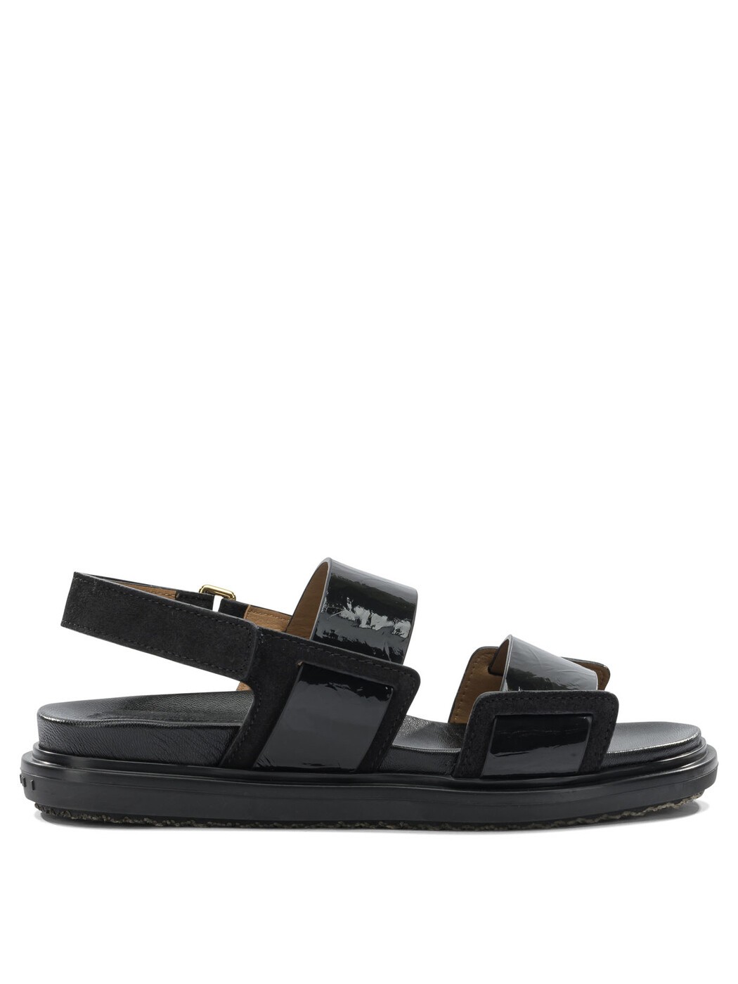 マルニ MARNI サンダル レディース ブラック Sandals \"Fussbett\" leather sandals FBMS018001P761500N99 Black 関税 送料無料 2026SS vi