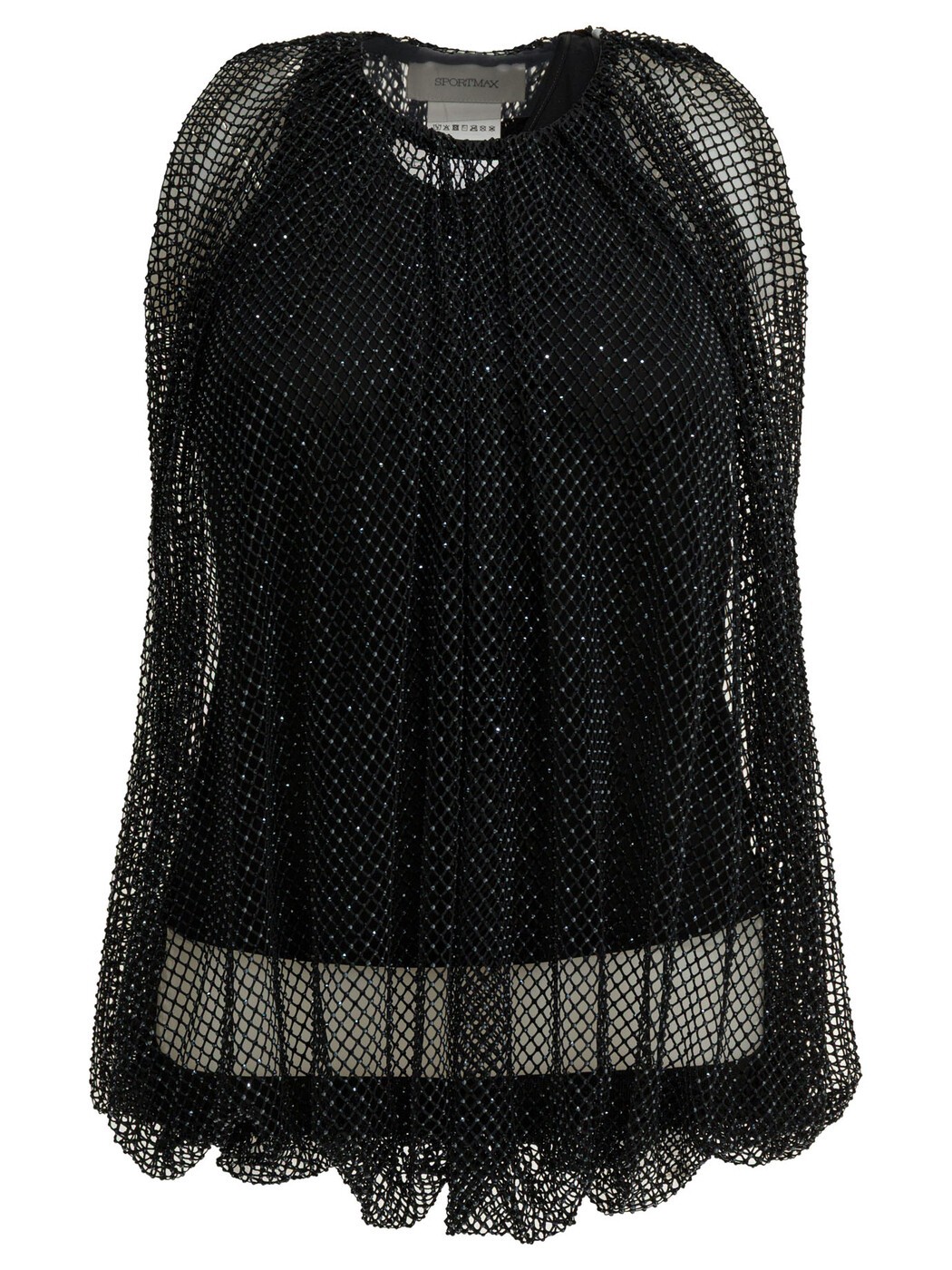 マックスマーラスポーツマックス MAX MARA SPORTMAX プルオーバー トップス レディース 黒いこと T-shirts and tops Sleeveless mesh top 2612941061600SPXNODO002 Black 関税 貨物輸送無料 2026SS vi