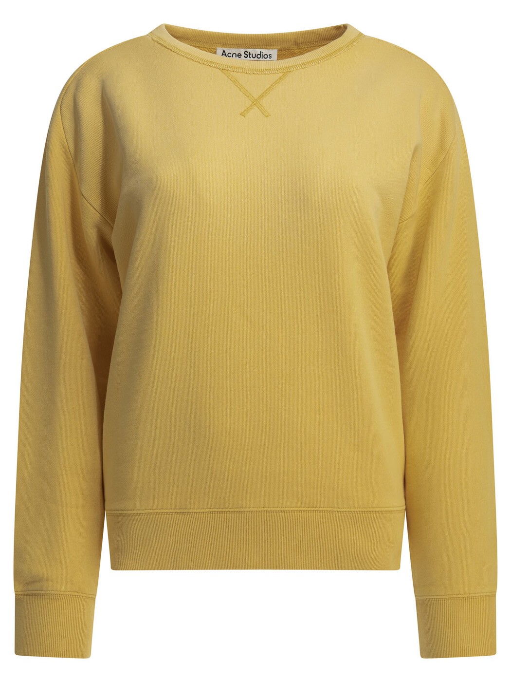 アクネ ストゥディオズ ACNE STUDIOS 調教師 レディース 黄色 Sweatshirts Sweatshirts CI0216ABU Yellow 関税 貨物輸送無料 2026SS vi