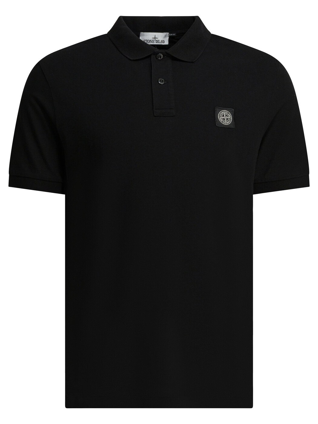 石ころ 島 STONE ISLAND スポーツシャツ メンズ 黒いこと Polo shirts Polo shirt with buttons and logo 2200008S0017V0029 Black 関税 貨物輸送無料 2026SS vi ポロシャツ-トップス-メンズファッション