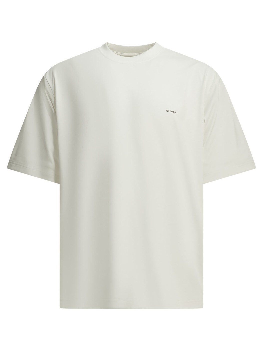 ゴールドウイン GOLDWIN プルオーバー メンズ 白いこと T-shirts Crew-neck T-shirt with logo GL66144W White 関税 貨物輸送無料 2026SS vi