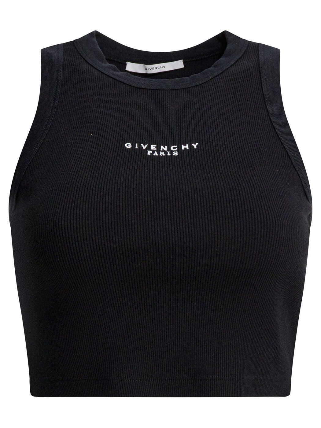 ジバンシィ GIVENCHY プルオーバー トップス レディース 黒いこと T-shirts and tops Cropped tank top with logo BW70FNP7BR001 Black 関税 貨物輸送無料 2026SS vi