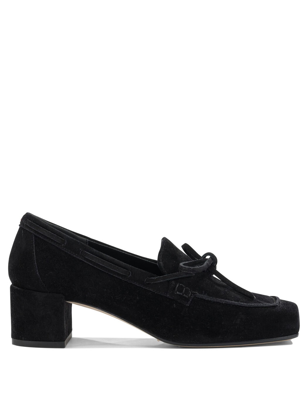 アイデ AEYDE 置き目毛革 レディース 黒いこと Loafers \