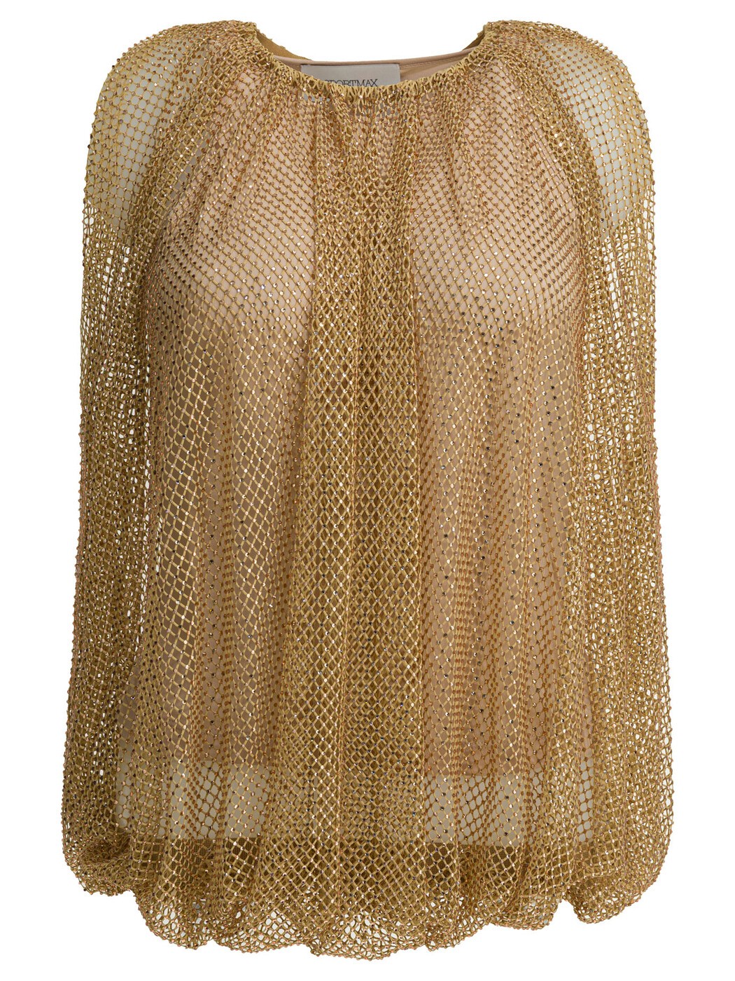 マックスマーラスポーツマックス MAX MARA SPORTMAX プルオーバー トップス レディース ゴールド T-shirts and tops Sleeveless mesh top 2612941061600SPXNODO003 Gold 関税 貨物輸送無料 2026SS vi