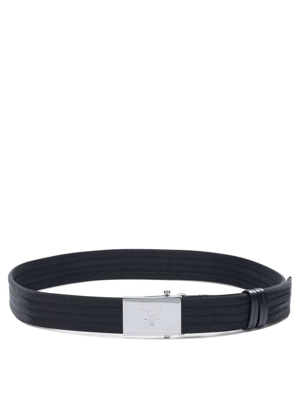 プラダ PRADA 胴締め メンズ 黒いこと Belts Fabric belt 2CN00384MF0002 Black 関税 貨物輸送無料 2026SS vi