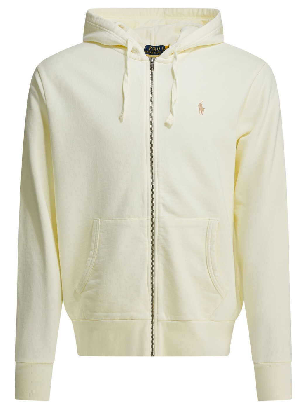 ポロ ラルフ 置き目レン POLO RALPH LAUREN トレーナー 調教師 メンズ 白いこと Sweatshirts Sweatshirt with zipper and logo 710916692003CLUBHOUSE CREAM White 関税 貨物輸送無料 2026SS vi