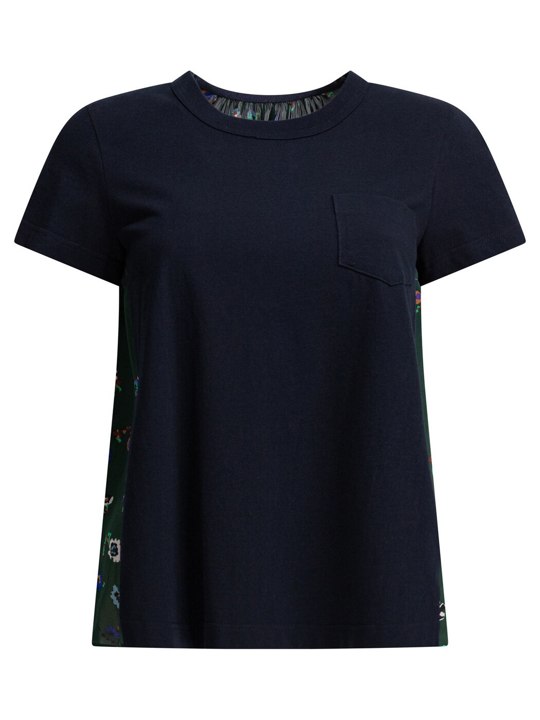 サカイ SACAI スポーツシャツ プルオーバー レディース 青色 T-shirts and polo shirts Floral crewneck T-shirt 26-08390213 Blue 関税 貨物輸送無料 2026SS vi