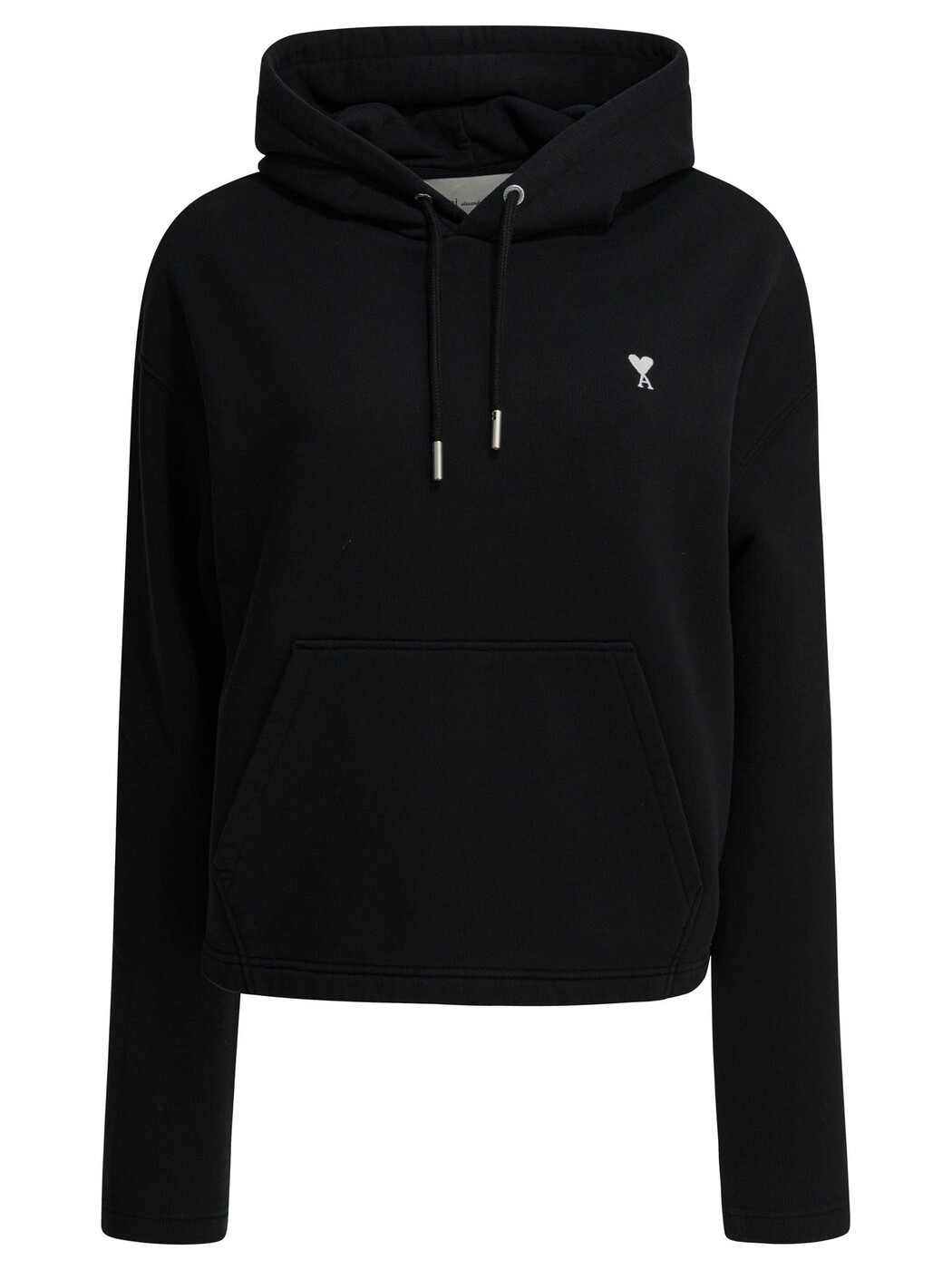 意中の女 パリス AMI PARIS 調教師 レディース 黒いこと Sweatshirts Cotton hoodie FSW767.730045 Black 関税 貨物輸送無料 2026SS vi