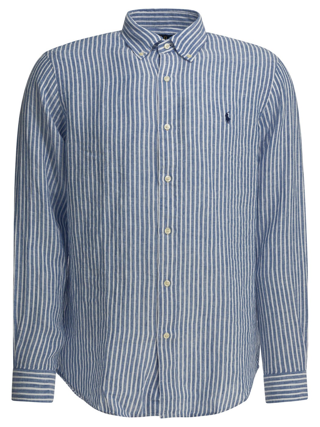 ポロ ラルフ 置き目レン POLO RALPH LAUREN プルオーバー メンズ 青味 Shirts Custom-fit casual shirt with logo 7109821430015137A BLUE Light blue 関税 貨物輸送無料 2026SS vi