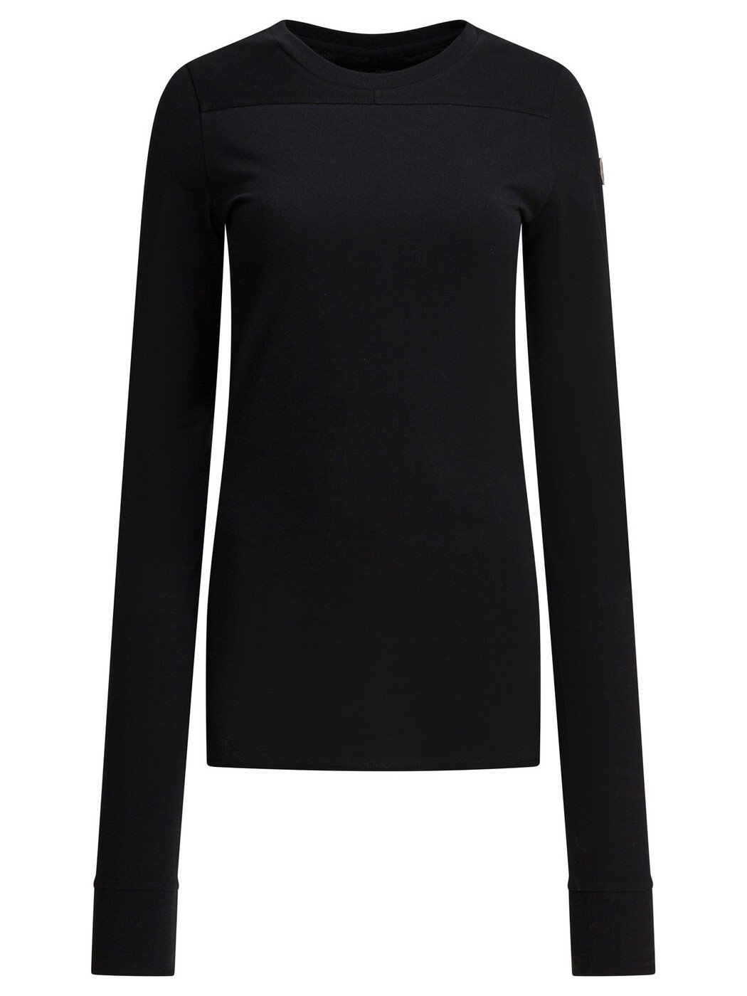 リック オウエンス RICK OWENS スポーツシャツ プルオーバー レディース 黒いこと T-shirts and polo shirts Cotton jersey T-shirt x Moncler MU01F8D0189AHD999 Black 関税 貨物輸送無料 2026SS vi