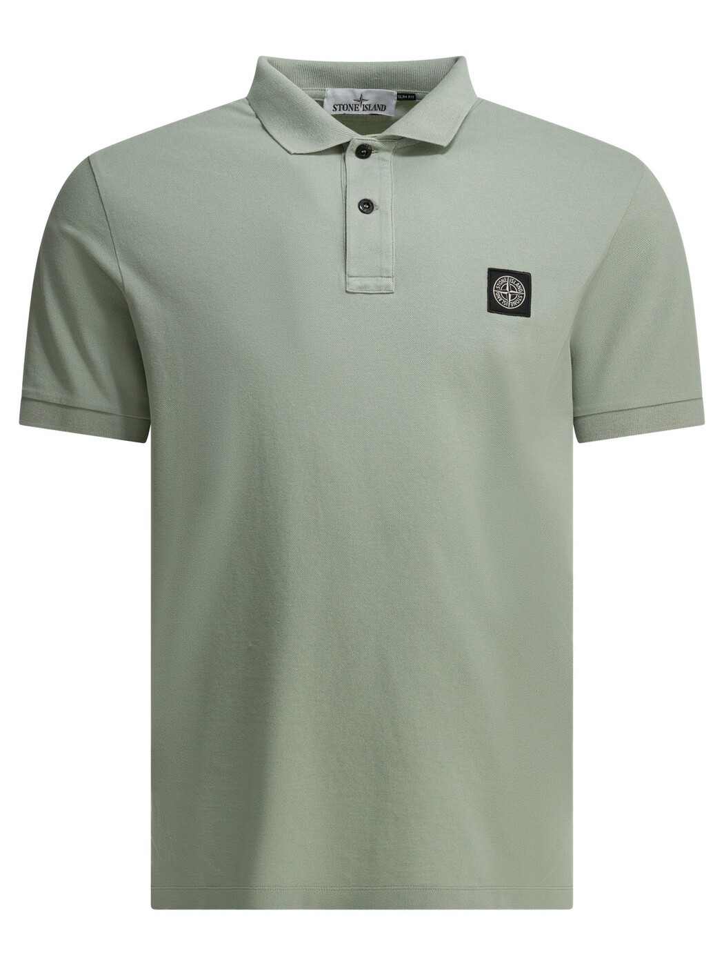 石ころ 島 STONE ISLAND スポーツシャツ メンズ 緑であること Polo shirts Polo shirt with buttons and logo 2200008S0017V0055 Green 関税 貨物輸送無料 2026SS vi トップス-ポロシャツ
