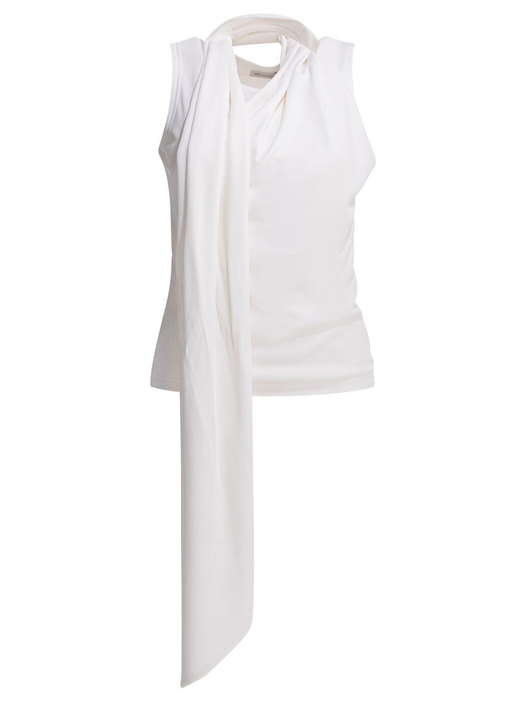 意中の女 パリス AMI PARIS プルオーバー トップス レディース 白いこと T-shirts and tops Casual draped top ftp827.JE0223136 White 関税 貨物輸送無料 2026SS vi