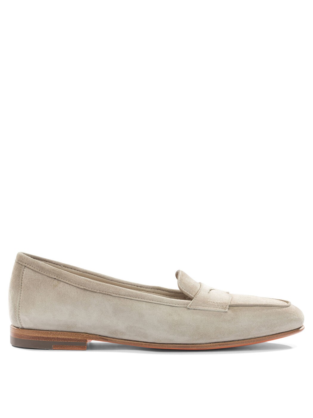 サントーニ SANTONI 置き目毛革 レディース ベージュ Loafers \