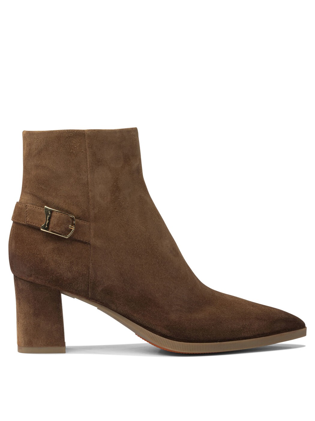 サントーニ SANTONI ブーツ レディース 赤銅色 Boots Suede ankle boots 65粍 WTEZ71846パソコン4NMGSM40 Brown 関税 貨物輸送無料 2026AW vi