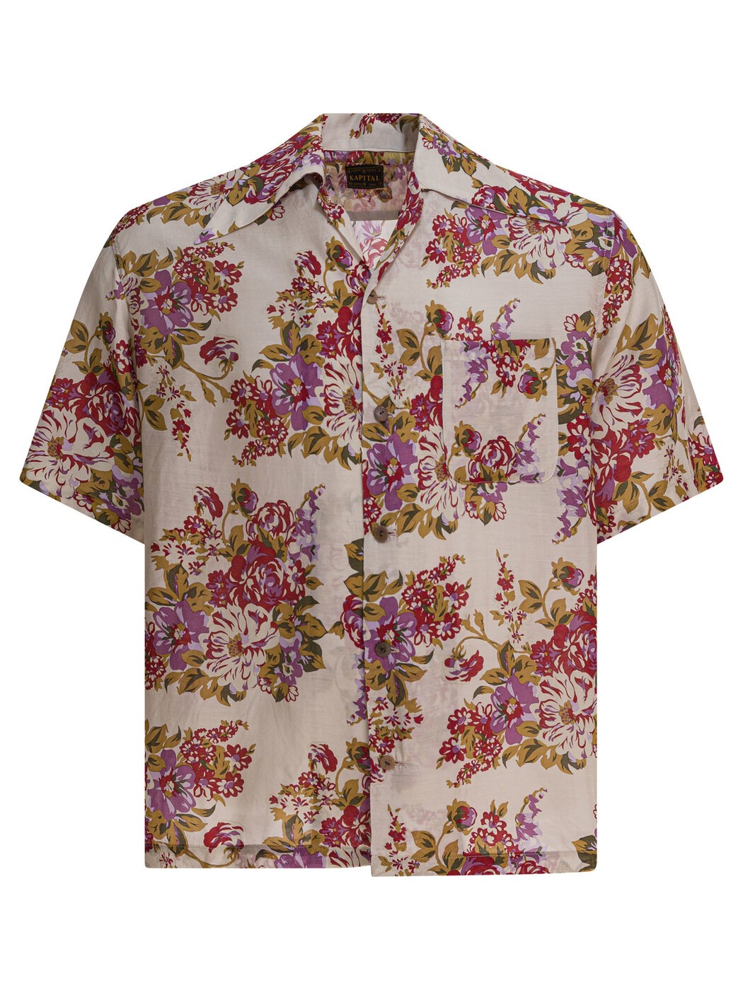 キャピタル KAPITAL シャツ メンズ ベージュ Shirts "Aloha" shirt EK-1726SSPB Beige 関税 送料無料 2025AW vi｜BRANDSHOP「il Tesoro」