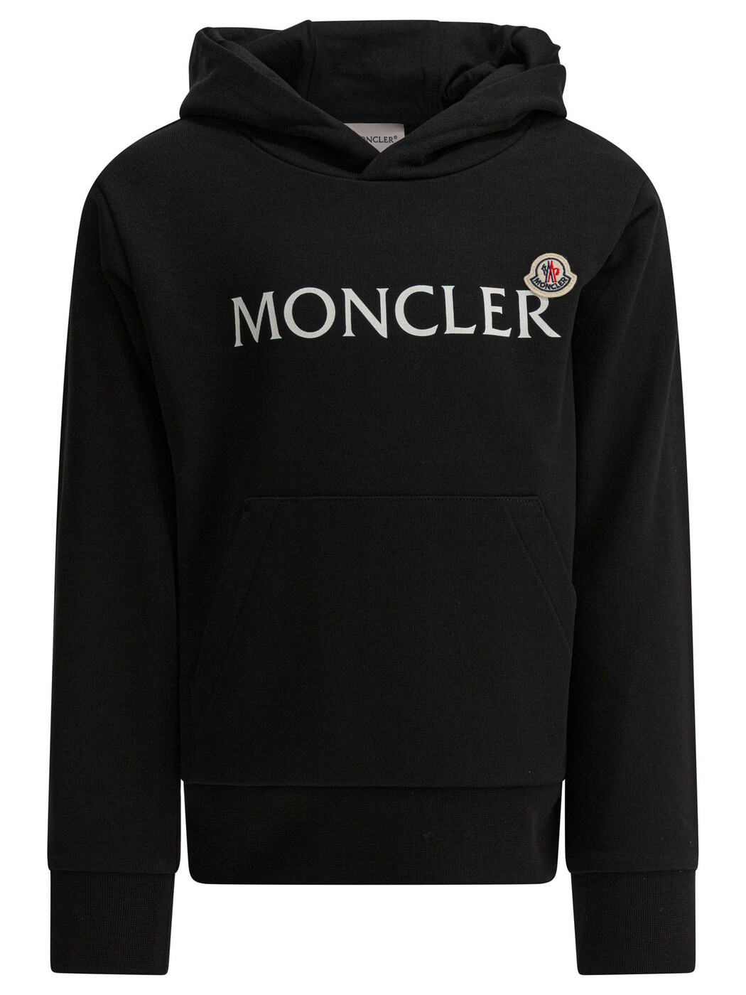 モンク軌跡 MONCLER クルーネックスウェットシャツ 調教師 ボーイズ 黒いこと Crew neck sweatshirts Sweatshirts 8G00009-89AKM999 Black 関税 貨物輸送無料 2026SS vi