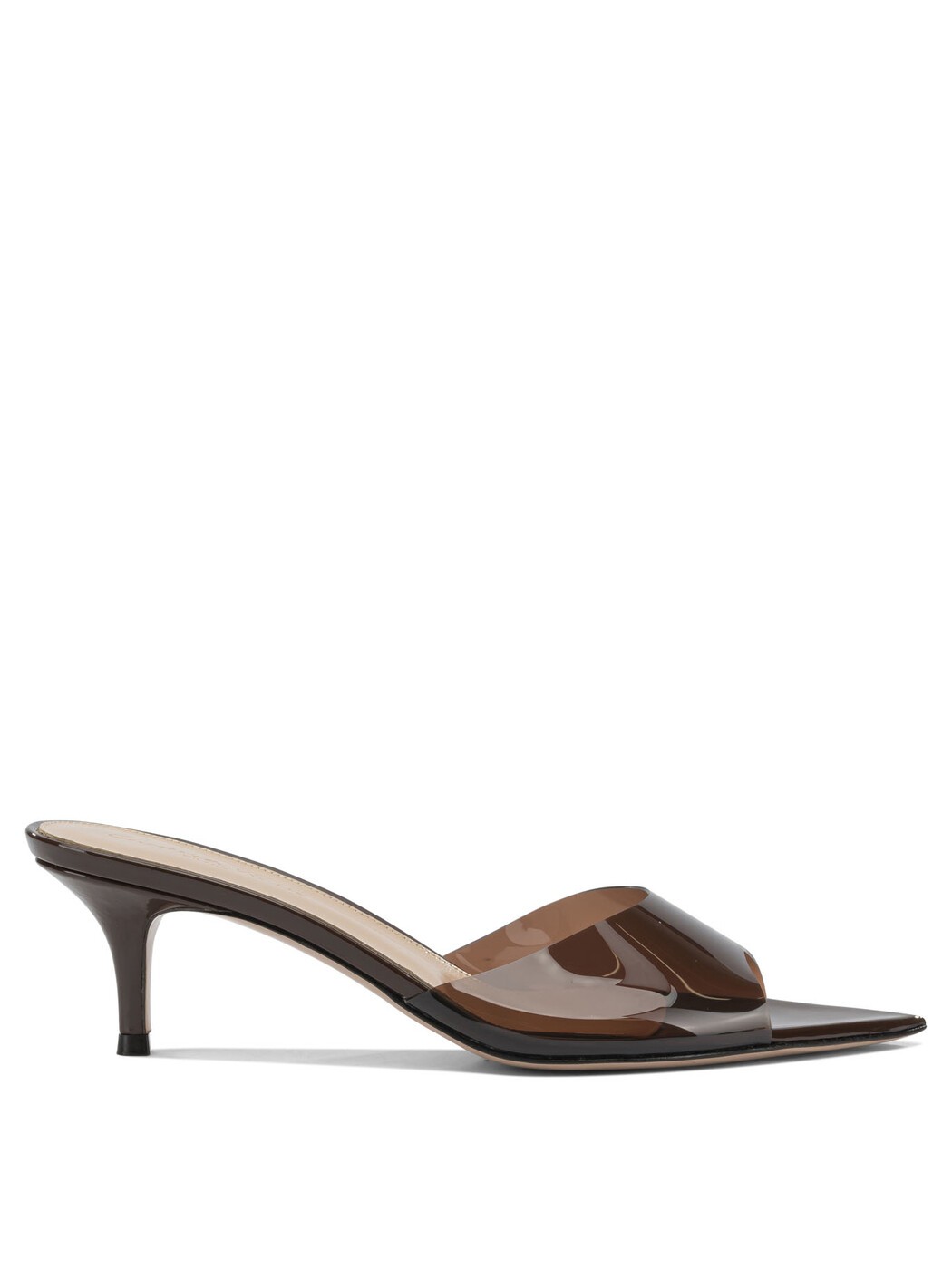 ジャンヴィトロッシ GIANVITO ROSSI ハイヒール パンプス レディース 赤銅色 High heels \"Elle 55 粍\"" Mules G1512055RICGSVBROB Brown 関税 貨物輸送無料 2026SS vi"