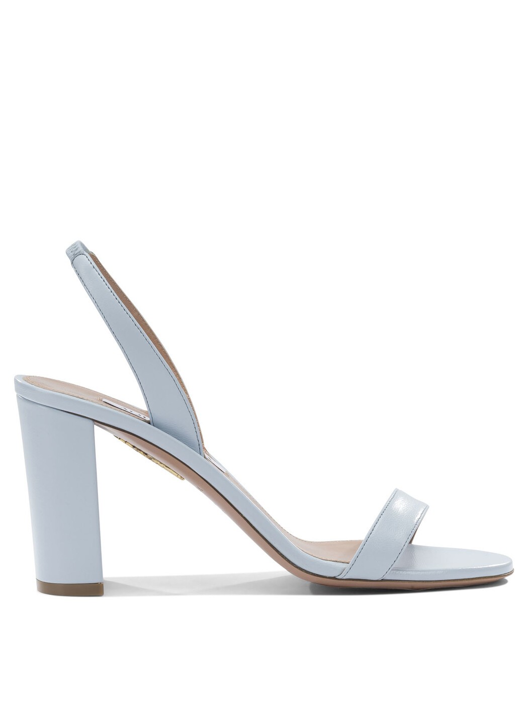アクアズーラ AQUAZZURA サンダル レディース ブルー Sandals \"So Nude Block 85mm\" heeled sandals SNBMIDS0NAPBAL Light blue 関税 送料無料 2026SS vi