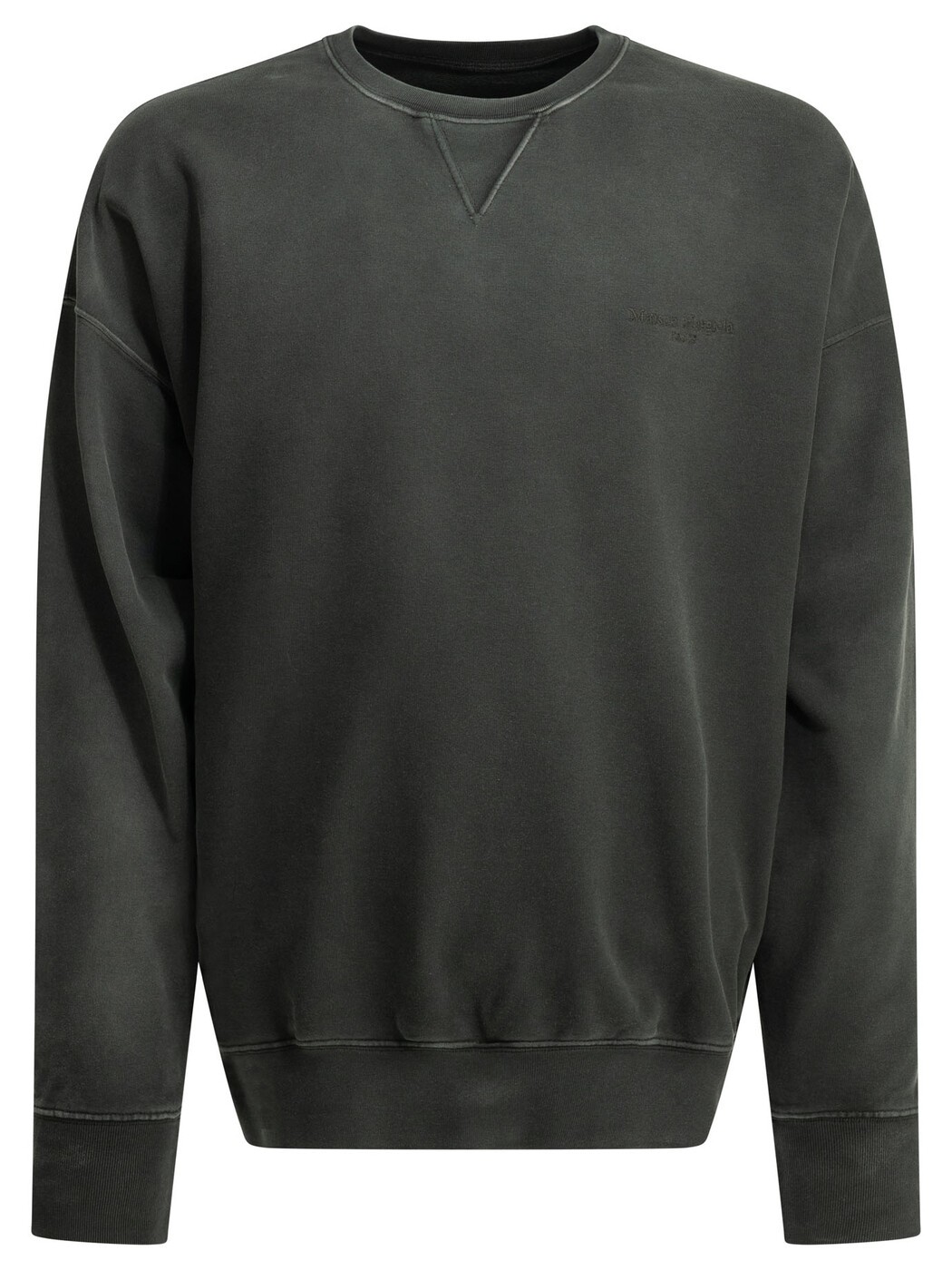 棲み家 マルジェラ MAISON MARGIELA トレーナー 調教師 メンズ 黒いこと Sweatshirts Crewneck sweatshirt with logo S67GU0039S25520859 Black 関税 貨物輸送無料 2026SS vi