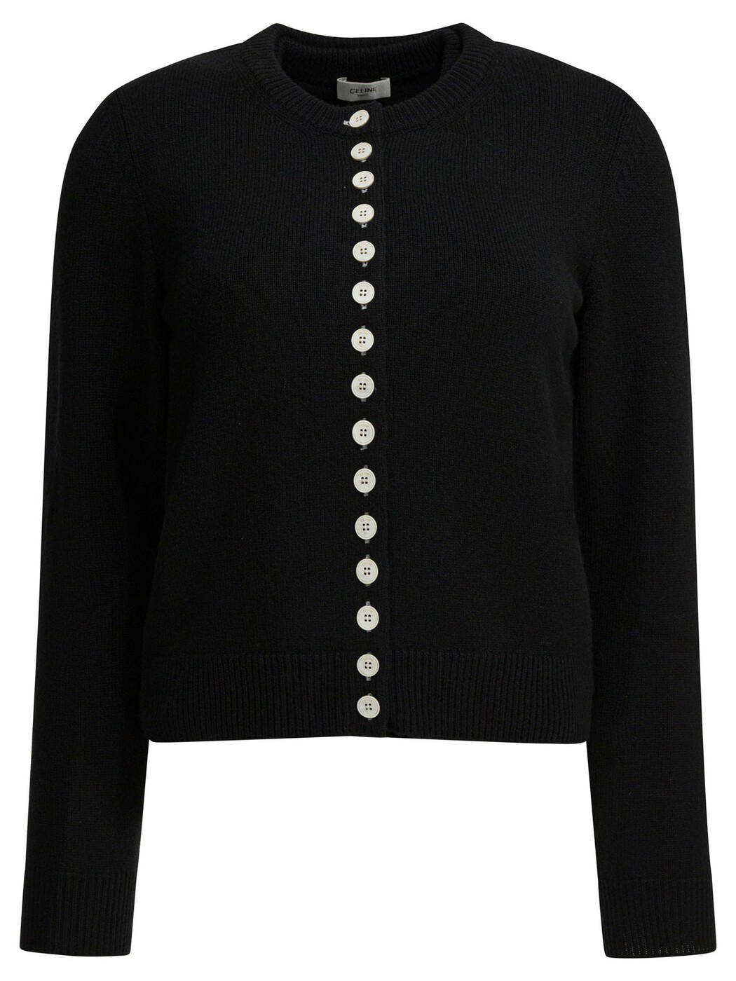 セリーヌ CELINE プルオーバー 編み物御召しもの レディース 黒いこと Knitwear Knitwear RY0NG317V.38NO Black 関税 貨物輸送無料 2026SS vi