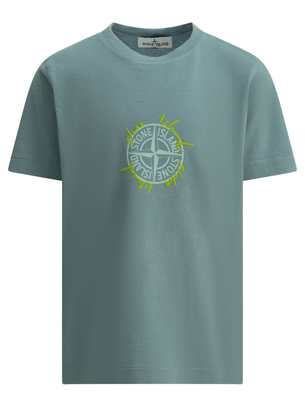 石ころ 島 STONE ISLAND JUNIOR ロング捩りプルオーバー プルオーバー ボーイズ 青色 Long sleeve t-shirts T-shirts 2100009S0379V004A Light blue 関税 貨物輸送無料 2026SS vi