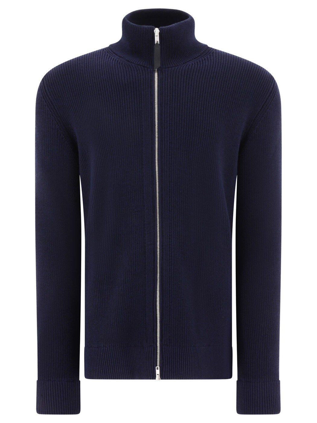 住み家 マルジェラ MAISON MARGIELA プルオーバー 編み物御召しもの メンズ 青碧 Knitwear Cotton and wool zippered malgione SI1HA0013S17781511F Blue 関税 貨物輸送無料 2026SS vi