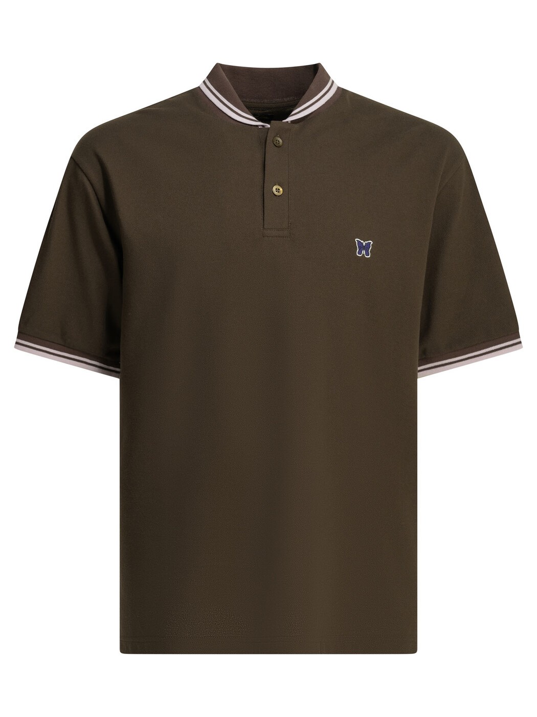 ニードルス NEEDLES スポーツシャツ メンズ 赤銅色 Polo shirts \"Shawl Collar\"" Polo shirt with buttons SX441C-Brown Brown 関税 貨物輸送無料 2026SS vi"