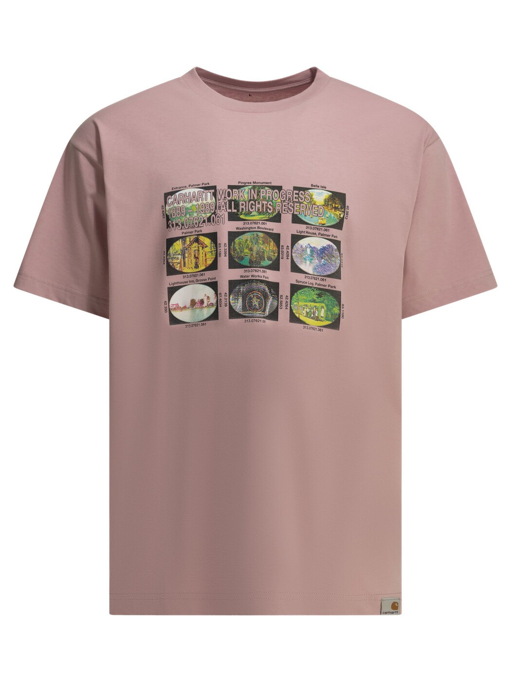 鉄道車両ハート形 ダブリューアイピー CARHARTT WIP プルオーバー メンズ さくら色 T-shirts \