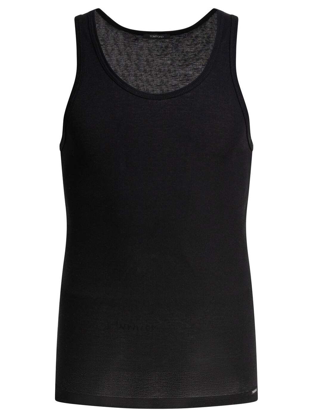 トム ジェラルド・r・フォード TOM FORD アンダー御召しもの メンズ 黒いこと Underwear Cotton and modal undershirt T4D101210002 Black 関税 貨物輸送無料 2026SS vi