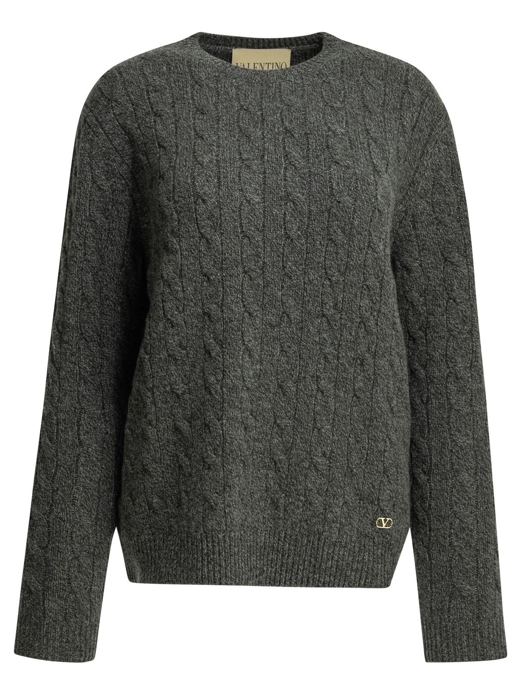 バレンチノ VALENTINO スウェーター 編み物お召しもの レディース 薄墨色 Knitwear Virgin wool crewneck sweater 9B3KC75DADH081 Grey 関税 貨物輸送無料 2026AW vi