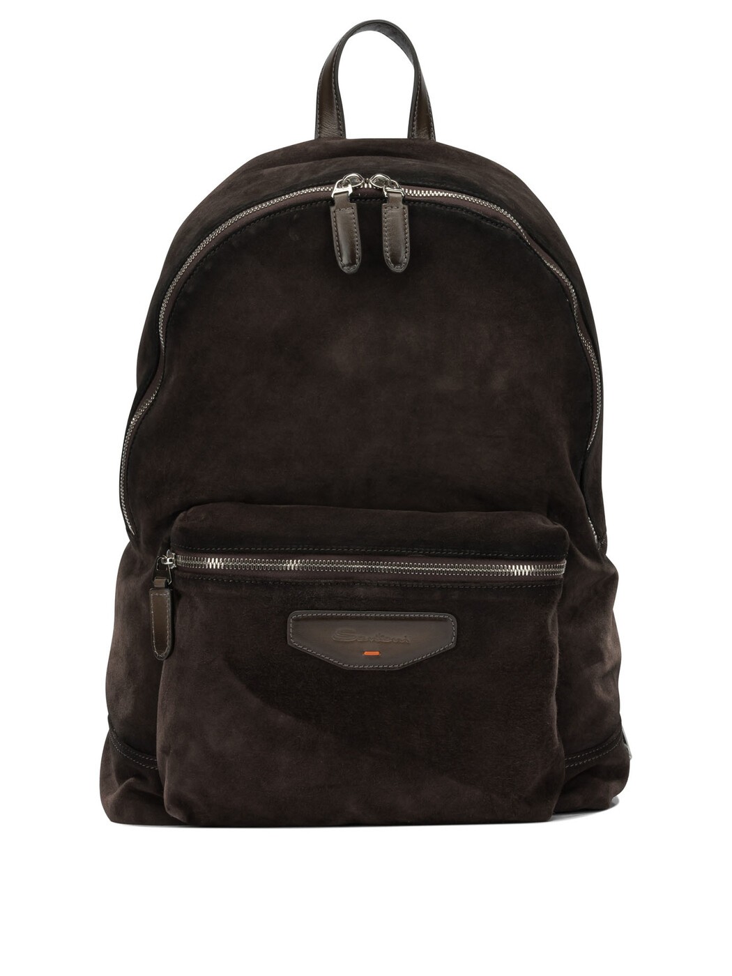 サントーニ SANTONI 背嚢 うしろ側容器に並べる メンズ 赤銅色 Backpacks Casual suede backpack UIBBA3072TRANVAT60T60 Brown 関税 貨物輸送無料 2026AW vi