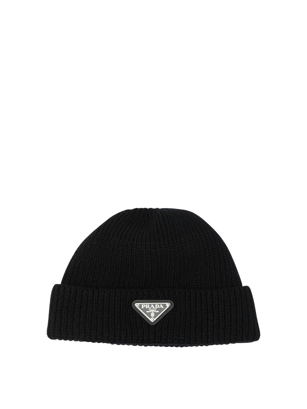 プラダ PRADA ハット 帽子 メンズ ブラック Hats Wool and cashmere beanie 2HC4263IMF0002 Black 関税 送料無料 2026AW vi|BRANDSHOP「il Tesoro」