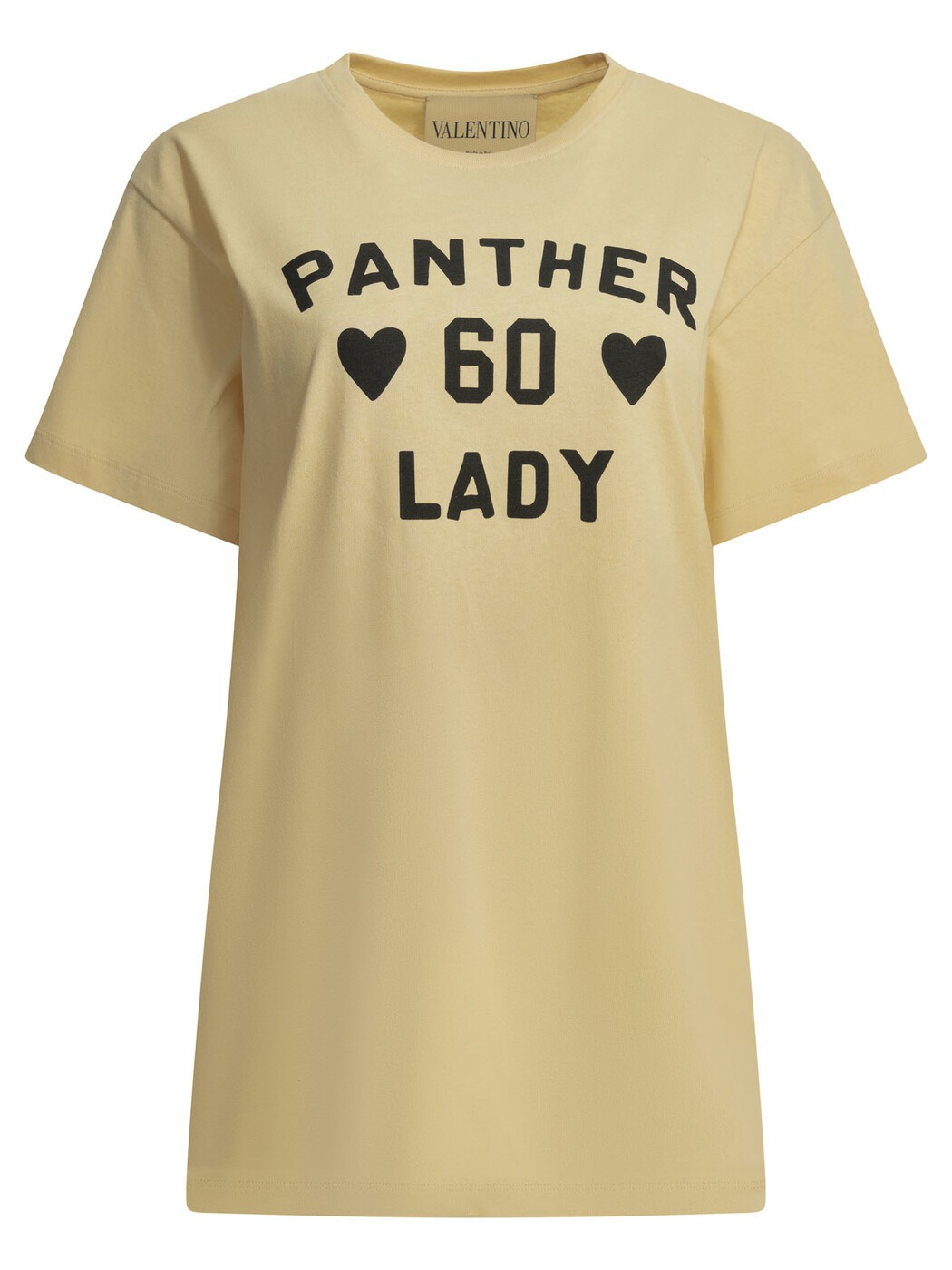 バレンチノ VALENTINO スポーツシャツ プルオーバー レディース ベージュ T-shirts and polo shirts \"Panther Lady\"" Crew-neck T-shirt 9B3MG26GAA2R8E Beige 関税 貨物輸送無料 2026AW vi"