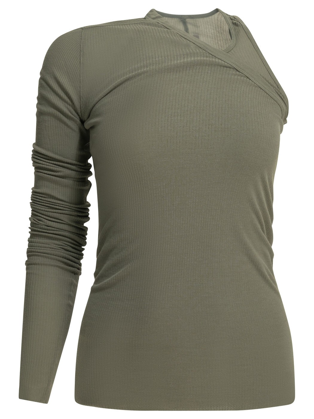 リック オウエンス RICK OWENS Tシャツ トップス レディース グリーン T-shirts and tops "Banana" One-shoulder tank top RP02F5203RC48 Green 関税 送料無料 2026AW vi|BRANDSHOP「il Tesoro」