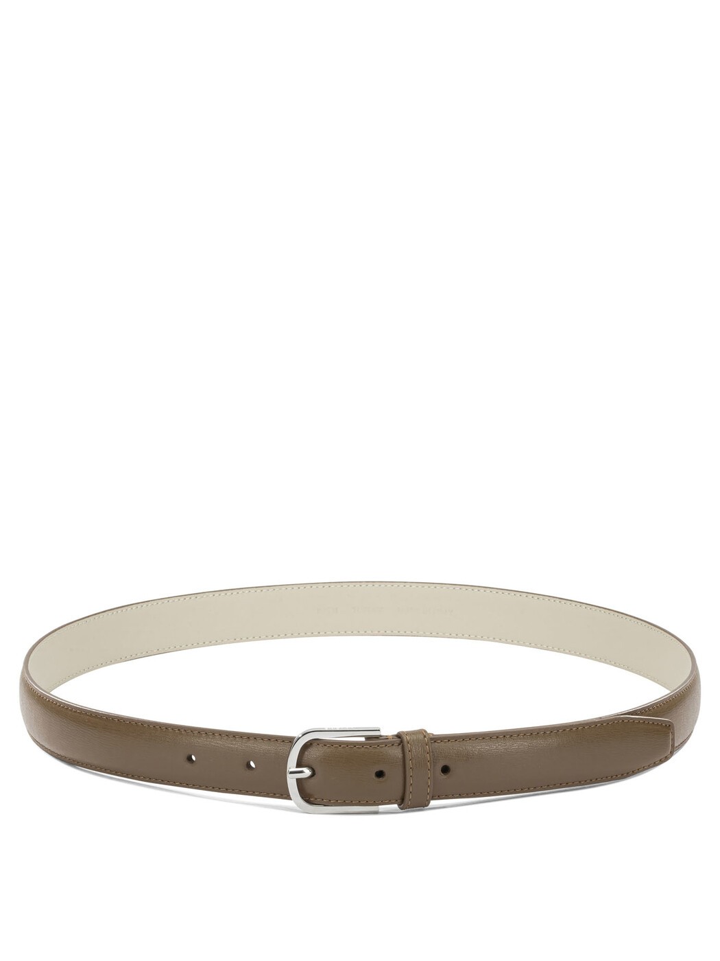 トーテム TOTEME ベルト レディース ブラウン Belts "Slim" Leather Belt 244-WAM1089-LE0025-379TIRAMISU Brown 関税 送料無料 2026AW vi｜BRANDSHOP「il Tesoro」