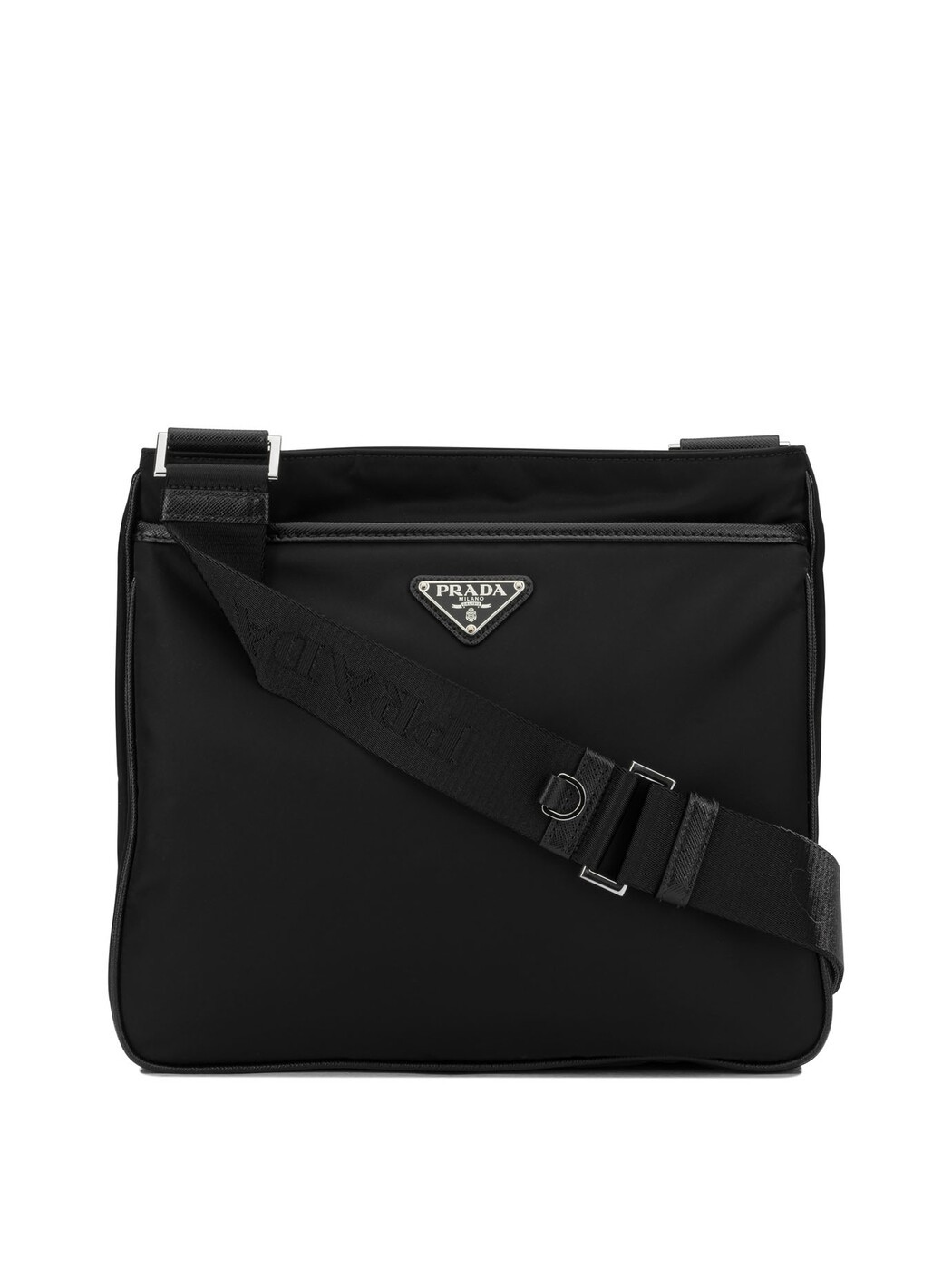 プラダ PRADA バッグ メンズ ブラック Business Bags Small Re-Nylon Shoulder Bag 2VH1182DMHF0002 V XOO Black 関税 送料無料 2026AW vi｜BRANDSHOP「il Tesoro」