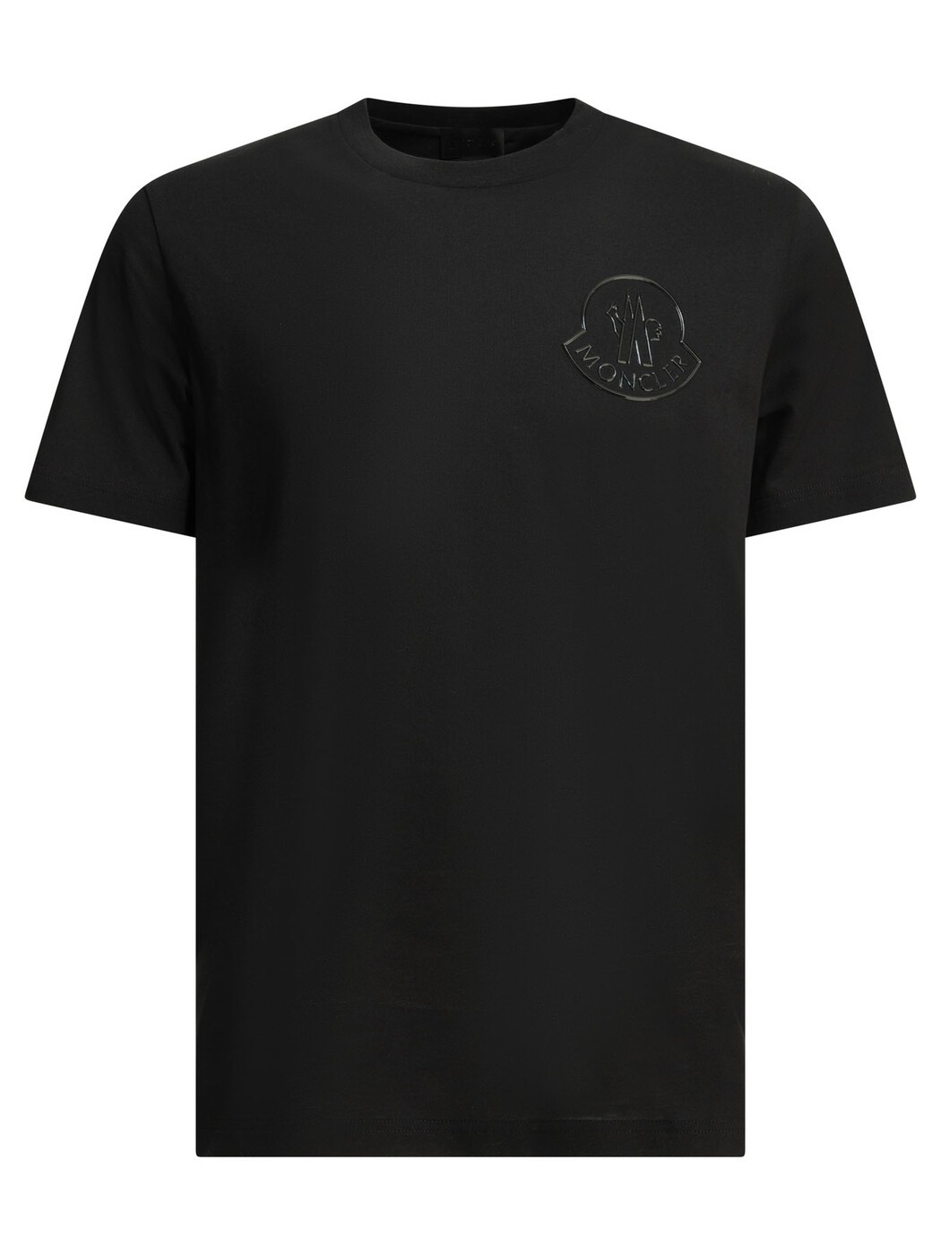 モンクレール MONCLER Tシャツ メンズ ブラック T-shirts "Three-Dimensional" Crew-Neck T-Shirt 8C00037-89AYW999 Black 関税 送料無料 2026AW vi｜BRANDSHOP「il Tesoro」
