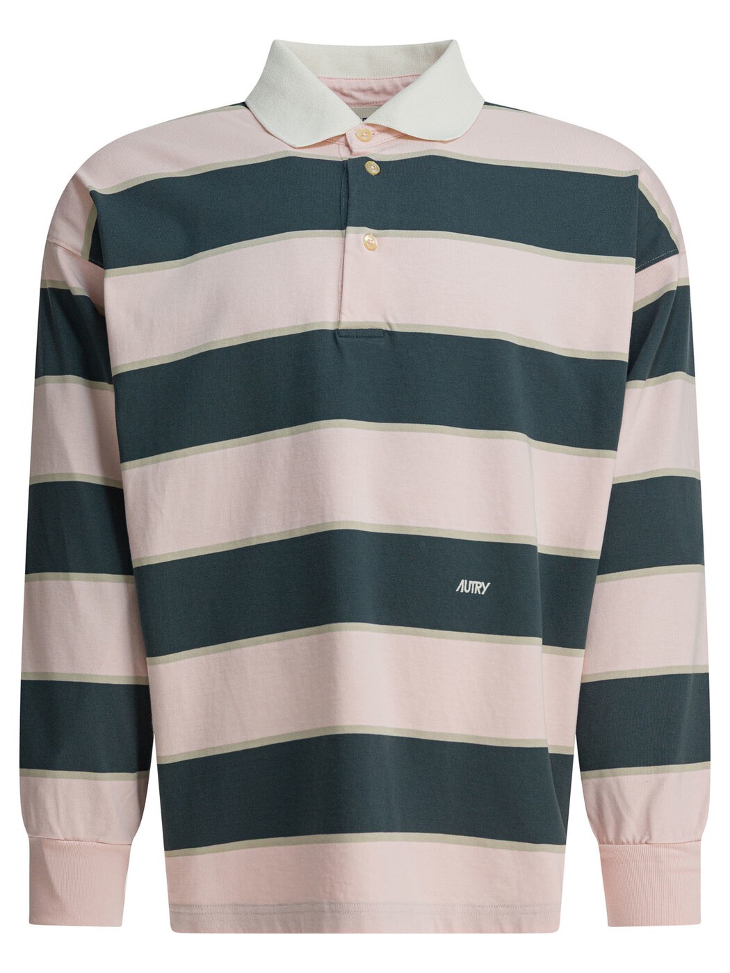 AUTRY ポロシャツ メンズ ピンク Polo shirts "Rugby" cotton polo shirt POPXL6JE Pink 関税 送料無料 2025AW vi｜BRANDSHOP「il Tesoro」