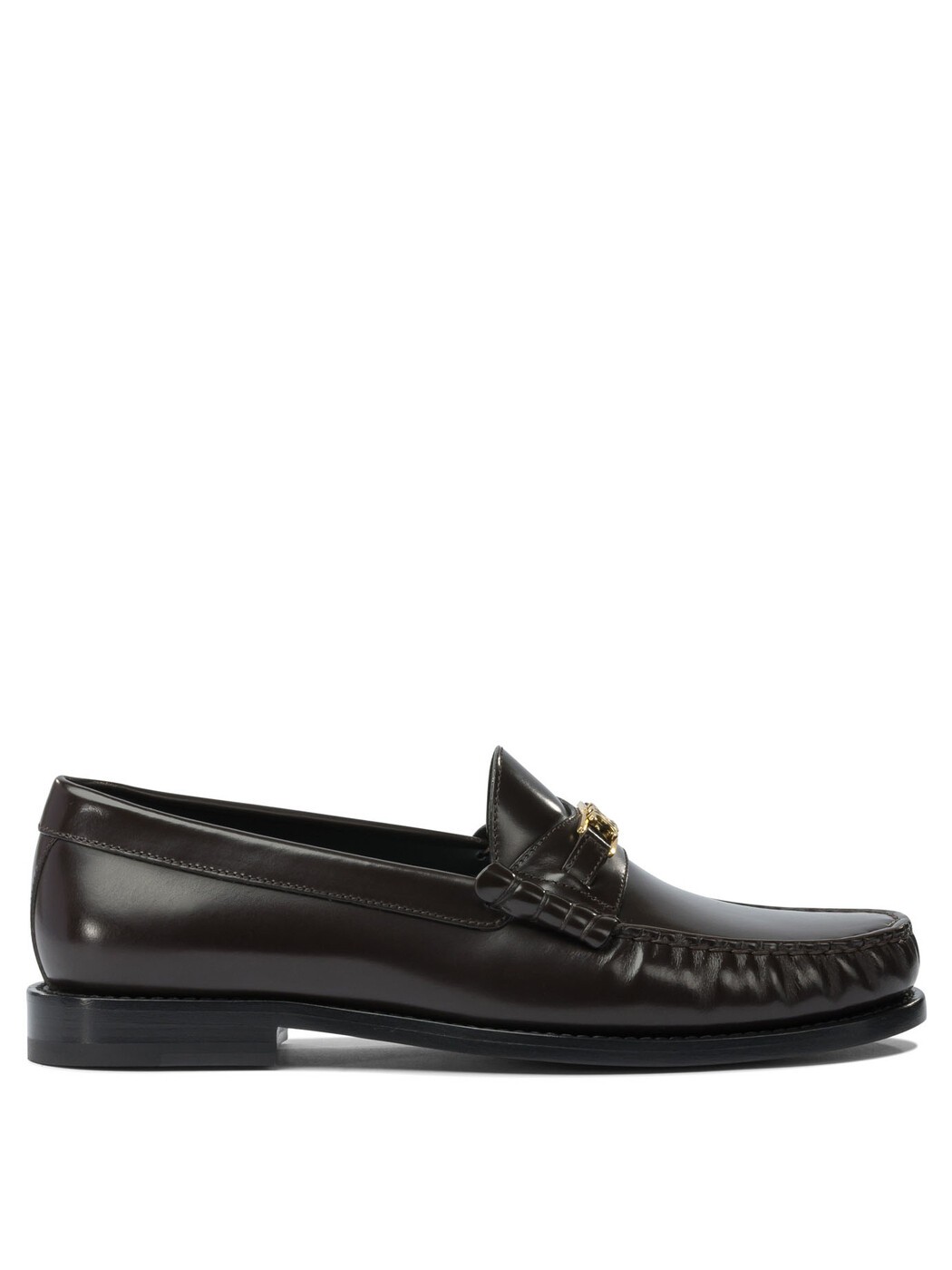 セリーヌ CELINE 置き目毛革 レディース 赤銅色 Loafers Loafers \u0026 Slippers 335813602C.19DK Brown 関税 貨物輸送無料 2025AW vi