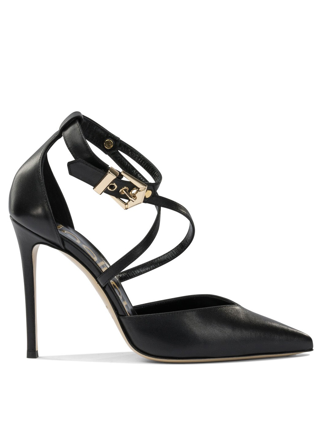 NINALILOU ハイヒール パンプス レディース ブラック High heels Leather pumps "Auril" 352514AURIL1055NAPPA NERO/ORO Black 関税 送料無料 2025AW vi｜BRANDSHOP「il Tesoro」