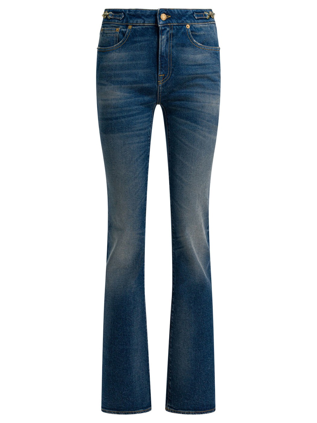 ゴールデン グース デラックス ブランド GOLDEN GOOSE デニム レディース ブルー Jeans Vintage bootcut jeans GWP02460P00207850100 Blue 関税 送料無料 2025AW vi|BRANDSHOP「il Tesoro」