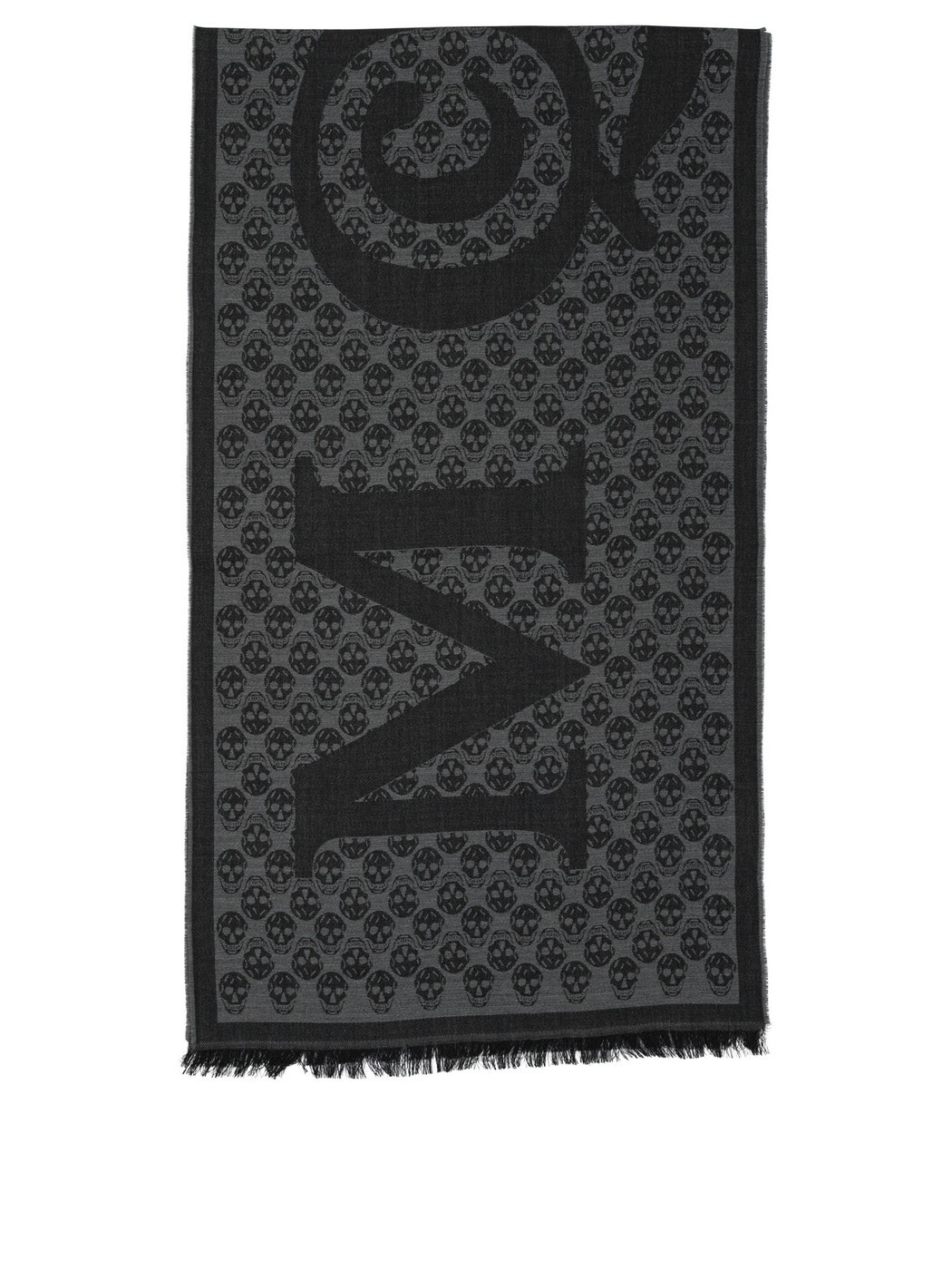 アレキサンダー マックイーン ALEXANDER MCQUEEN 先端技術付属物 流行り物小物 メンズ 薄墨色 Hi-Tech Accessories SCARF MULTI LOGO 35X190 8353754200Q1461 Grey 関税 貨物輸送無料 2025AW vi