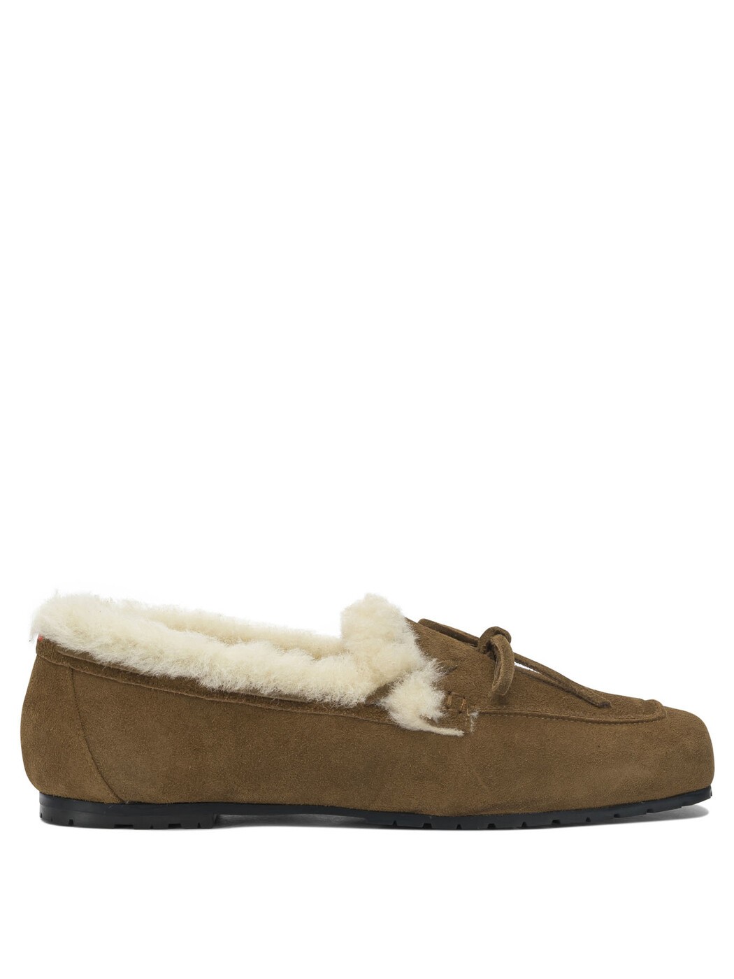 アイデ AEYDE 置き目毛革 レディース 赤銅色 Loafers \