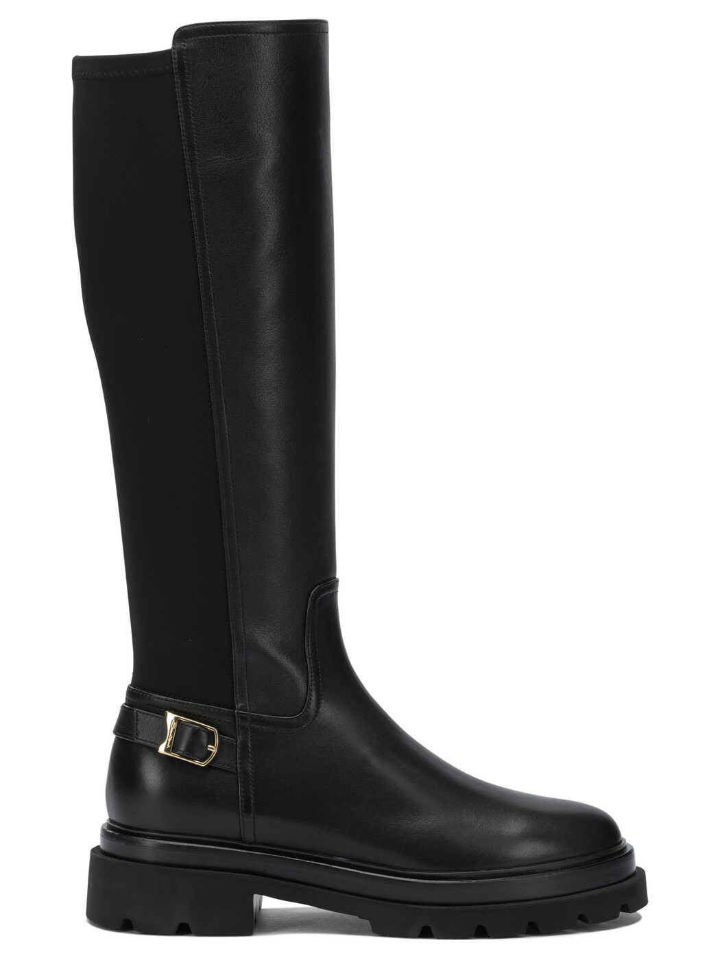 サントーニ SANTONI ブーツ レディース 黒いこと Boots Leather knee-high boots WSEI71065GOMTYION01 Black 関税 貨物輸送無料 2025AW vi