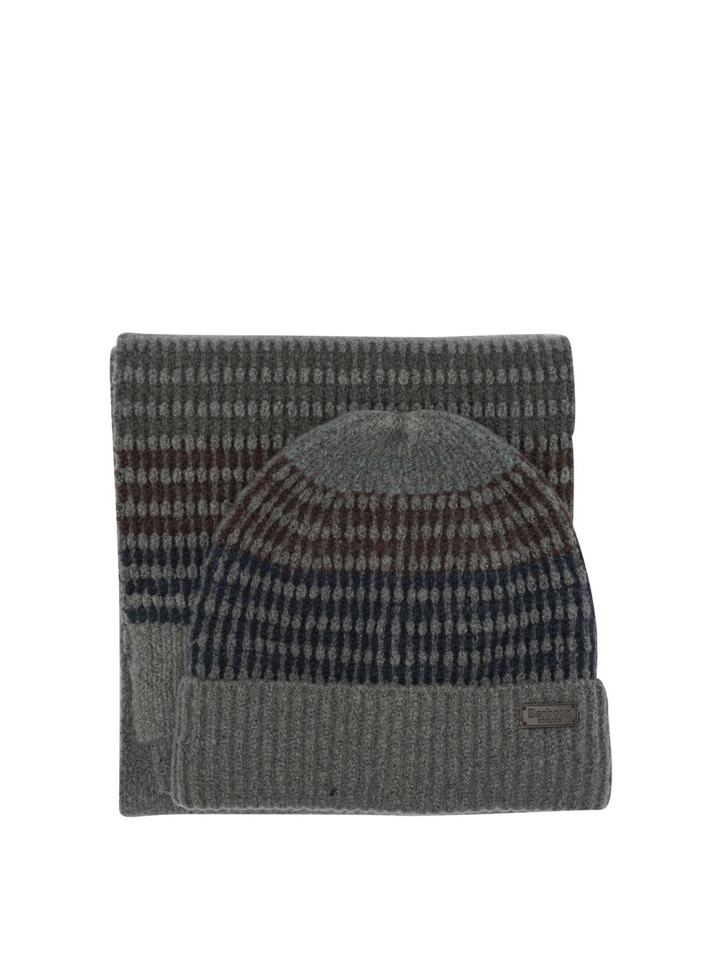 バブアー BARBOUR ハイテクアクセサリー ファッション小物 メンズ グレー Hi-Tech Accessories \"Branton\" set with scarf and beanie MGS0089MGSTN38 Grey 関税 送料無料 2026AW vi