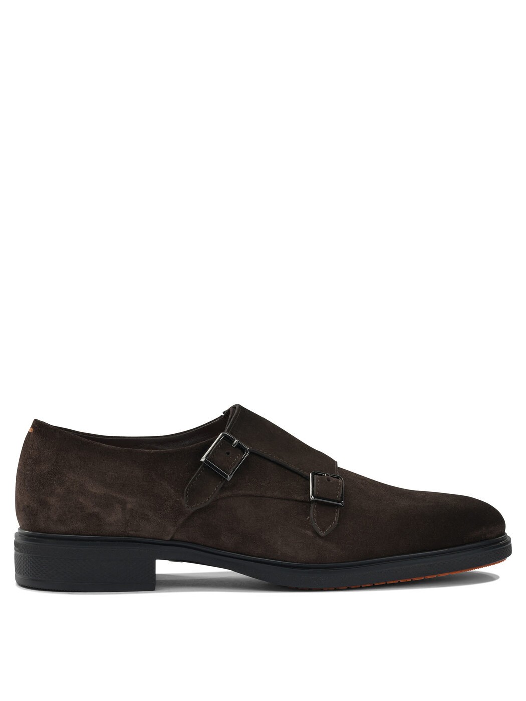 サントーニ SANTONI 置き目毛皮 メンズ 赤銅色 Loafers Suede double buckle loafers MGEO18949NEAXGEXT50T50 Brown 関税 貨物輸送無料 2026AW vi