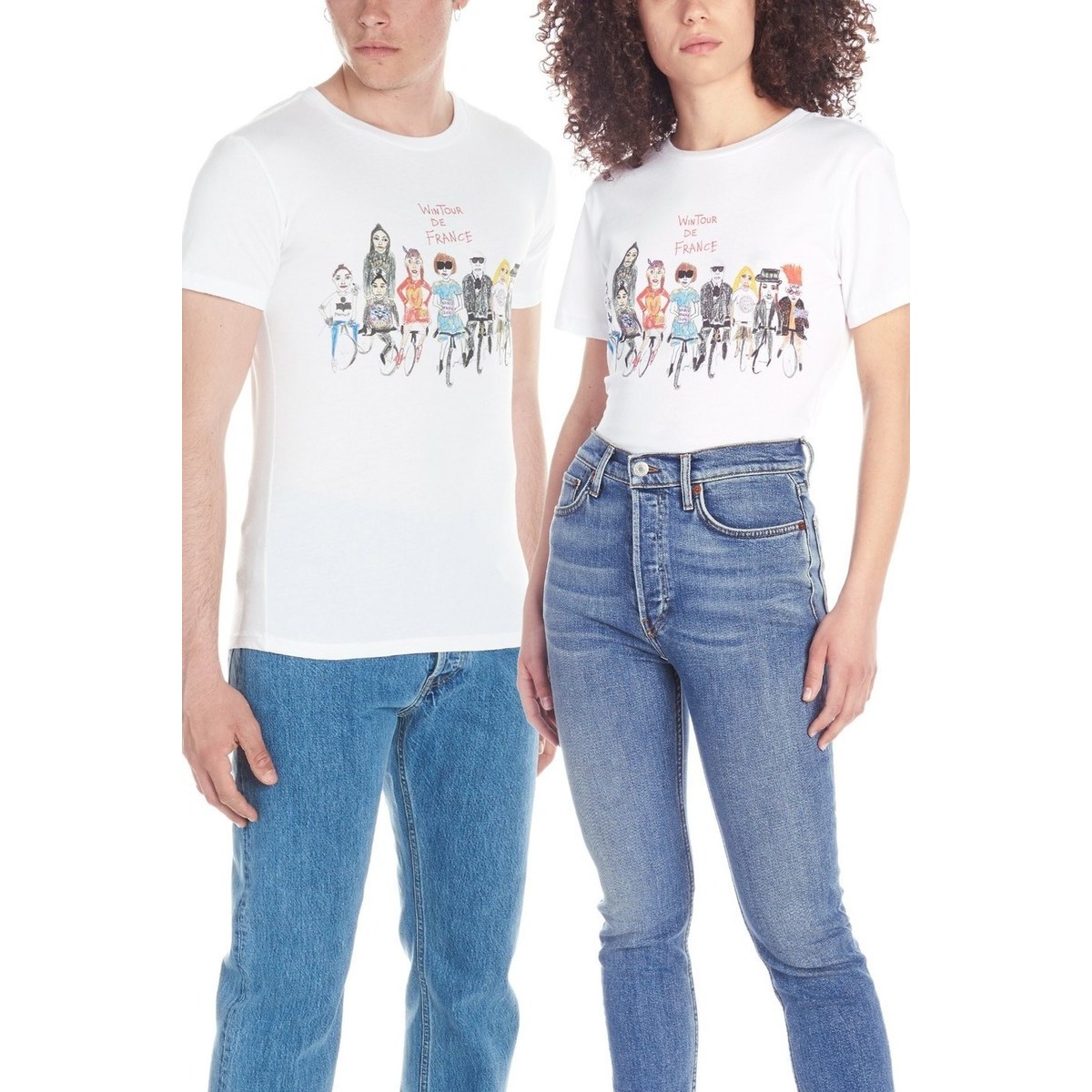 在庫限り Unfortunate Portrait アンフォーチュネイト ポートレート Bianco Wintour De France T Shirt レディース 秋冬19 Ssteewintourdefrancewintourdefrance Ju New限定品 Www Chemo Commerce Com